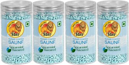 Sher sher_spearmint_flavoured_lollipop_pack_of_4 SPAREMINT Mouth Freshener