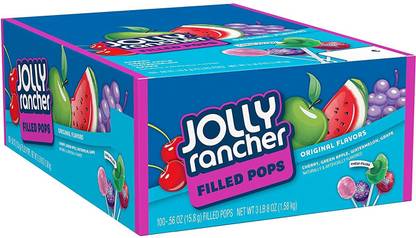 Jolly Rancher ( Assorted ) Filled Pops Lollipop