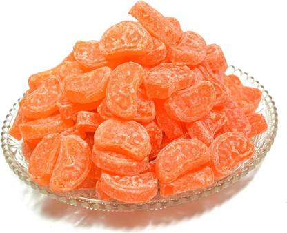 Feeldy Tangy Flavored Orange Candy | Narangi Flavor Candies |Khatti Mithi Narangee Goli Orange Candy