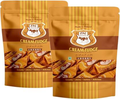 Zpc Milanówek Cream Fudge Luxury Pack Of 2 (Product of Poland) cream fudge Candy