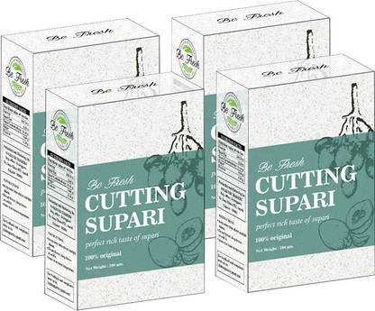 BE FRESH Cutting Supari |Kachi Sopari|Richnees of Karela |Sliced Cutting Natural Betel Nuts, Areca Nuts Mouth Freshener