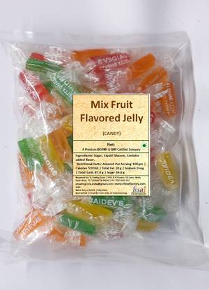 Veg E Wagon MIXED FRUIT FLAVOUED JELLY MIXED FRUIT Jelly Candy
