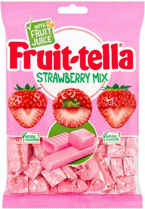 Fruit-tella Strawberry Mix Chew With Fruit Juice
