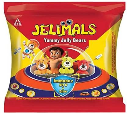 cavaazo Jelimals Space Adventure Jelly Candy Mango, orange Jelly Candy