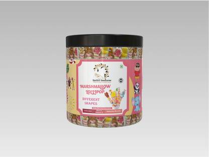 Earthly Resources Marshmallow Lollipop | Soft and Chewy Marshmallow Lollipop | Flavoured Assorted Marshmallow