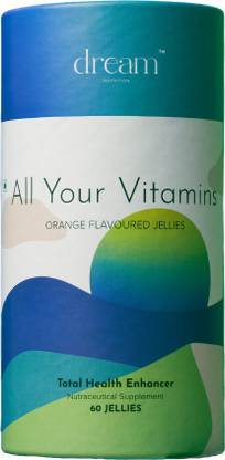 Dream Nutrition Vegan & Gelatin Free With Magnesium & Zinc | All Your Vitamins Orange Jelly Candy