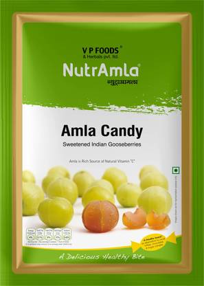 Nutramla Amla Candy (Whole Fruit) 900 GM Sweet (Amla and Sugar) Candy