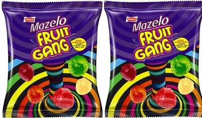 PARLE Mazelo Fruit Gang Multi Flavor, Combo Toffee