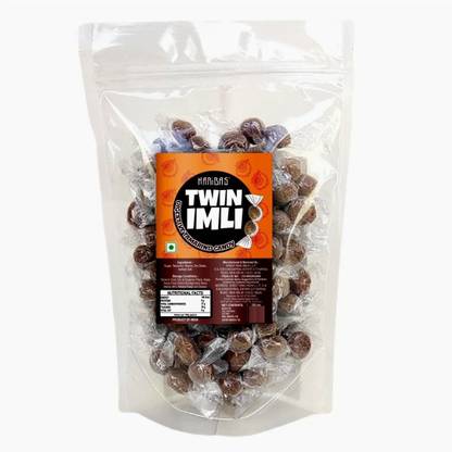 HARIBAS Chulbuli Emli Tamarind Twist Khatti Mithi Candy, Twisted Imli Candy Soft Candy Sour, Sweet Sour Candy