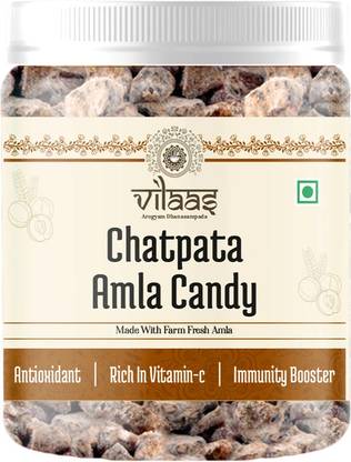 Vilaas Chatpata Amla Candy | 100% Natural, Rich in Vitamin C | Boosts Digestion Chatpata Candy