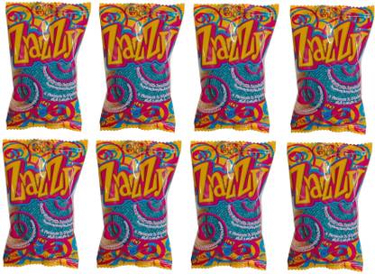 Paradise Zazzy Gummy Candy is a Sour And Sweet Assorted Flavours Blue Raspberry, Strawberry, Grape, Lemon Candy