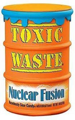TOXIC WASTE Hazardously Nuclear Fusion Sour Candy