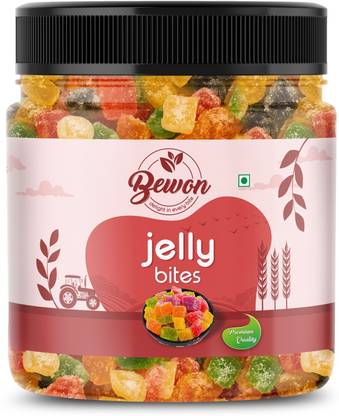BEWON Assorted Fruit Jelly Candy | Soft, Chewy & Delicious | Natural Fruit Flavors | Fruit Jelly Jelly Candy