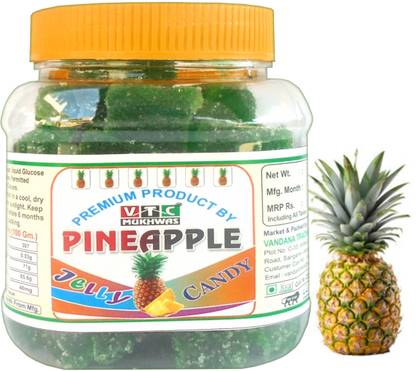 VTC Yummy Pineapple Jelly Candy Sugar Mix Jelly Bites Toffee Pineaaple Jelly Candy