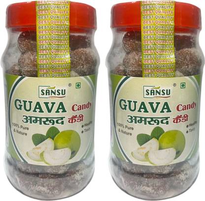 SANSU HEALTH CARE Organic Guava Candy 200g Pack of 2 (200gx2) Guava Candy
