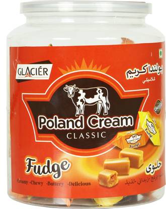 Glacier Poland Cream Classic Toffee Tin|Creamy & Chewy Fudge Toffee|35Pcs in Tin Buttery Delicious Toffee