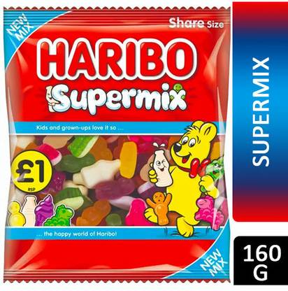 Haribo Super Mix (IMPORTED FROM UK) Mixed Fruit Jelly Candy