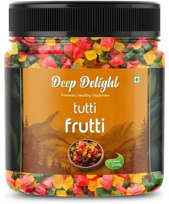 DEEP DELIGHT Tutti Frutti | Sweet Candied Fruit | Colorful & Juicy Flavor Sweet & Flavourful Candy
