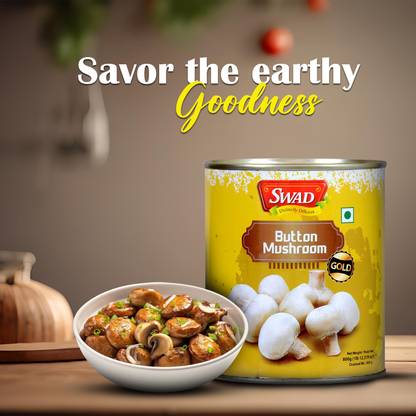 SWAD Healthy & Fresh Button Mushroom Mushroom