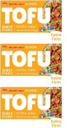 MORINAGA MORI-NU SILKEN Mori-NU Silken TOFU Extra Firm, 308g, Pack of 3 Vegetables