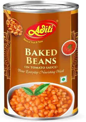 Aditi Baked Beans In Tomato Sauce Fresh Baked Beans, Ready to Eat Baked Beans Beans