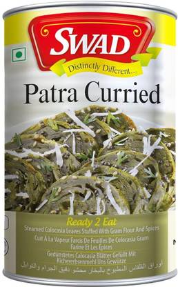 SWAD Ready 2 Eat Curried Patra | Convenient Microwaveable Ready To Eat Meal Vegetables