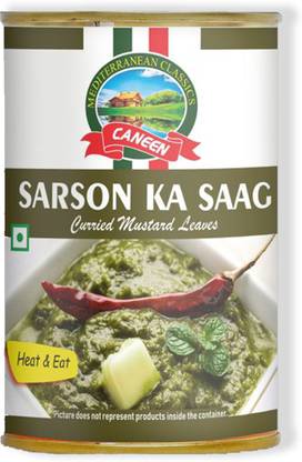 caneen Sarso Ka Saag |Ready to Eat Canned Sarson ka Saag| 450 Gm Vegetables