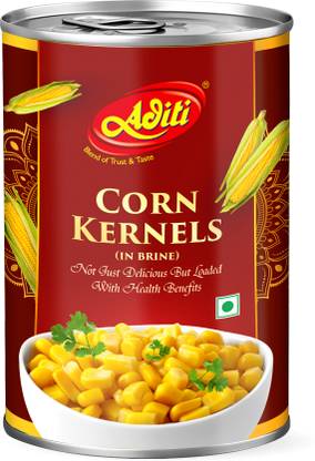 Aditi Sweet Corn Kernels Tender and Delicious Canned Corn (pack of 1) Corn