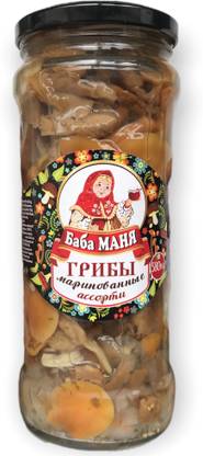 Baba Maha Sliced Pickled Mushroom 580gm (Product of Germany) Mushroom
