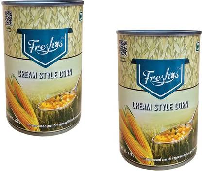 Freshos Creamed Corn | Sweet and Creamy Corn for Soups, Dips, and Side Dishes Corn