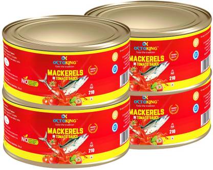 Octoking Mackerels in Tomato Sauce 210g Sea Foods