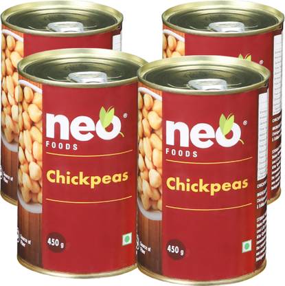 neo Boiled Chick Peas Can I P4 I Best For Indian Curry, Salad, Hummus Vegetables