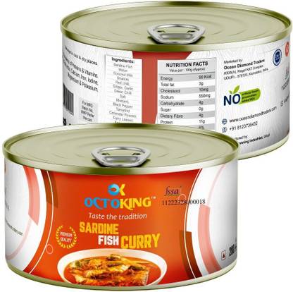 Octoking Sardine Fish Curry | Ready to Eat | Sea Foods
