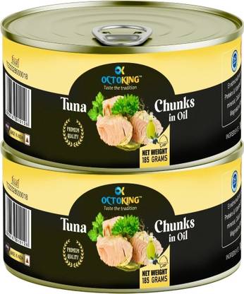 Octoking Tuna Chunks in Vegetable Oil Sea Foods