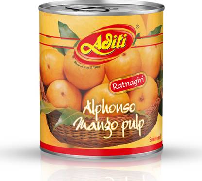 Aditi Sweetem Alphonso Mango Pulp 850g Corn