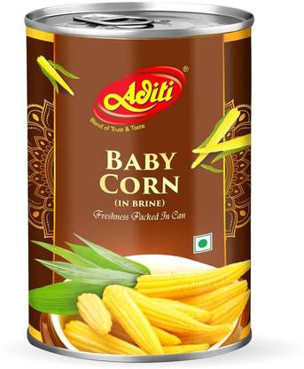 Aditi Fresh Baby Corn Rich In Fibers And Nutrients Small & Farm Fresh Baby Corns Corn
