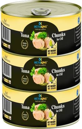 Octoking Canned Tuna Chunks in Oil Sea Foods Chunks