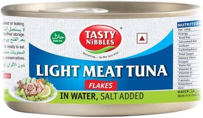 Tasty Nibbles Light Meat Tuna Flakes In Water Salt Added Sea Foods