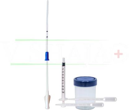 V SHAJAG IUI Cannula(17cm)Kit + Collection Container + 2 Dropper-Fertility with Precision Intravenous  Cannula