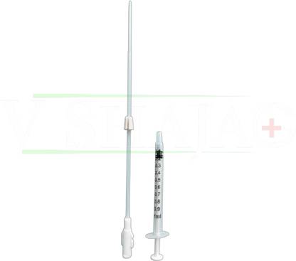 V SHAJAG Complete IUI Cannula Kit (17cm)-Fertility with Precision Intravenous  Cannula