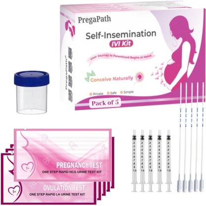 PregaPath Self Inseminate Conceive Kit, At-Home IVI-IUI, Medical-Grade, Safe-Natural-Easy Intravenous Cannula