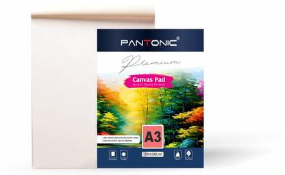 PANTONIC A/3 PROFESSIONAL CANVAS PAD Cotton Medium Grain Canvas Pad (Set of 1)