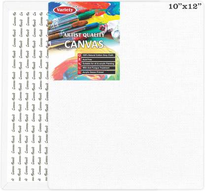 VARIETY 10 X 12 CANVAS BOARD Cotton Medium Grain Board Canvas (Set of 1)