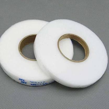 Kavch DOUBLE SIDED HEM TAPE/FABRIC FUSING TAPE 2 ROLLS 20MM WIDE X 100 YARDS Cotton Soft Touch Canvas Roll (Set of 2)