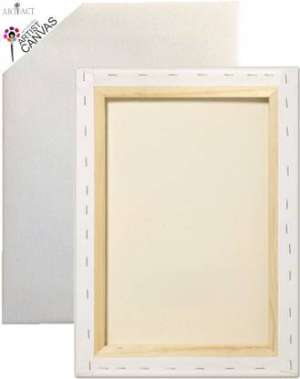 Artifact 12" X 12" Cotton Medium Grain Stretched Canvas Board (Set of 1)