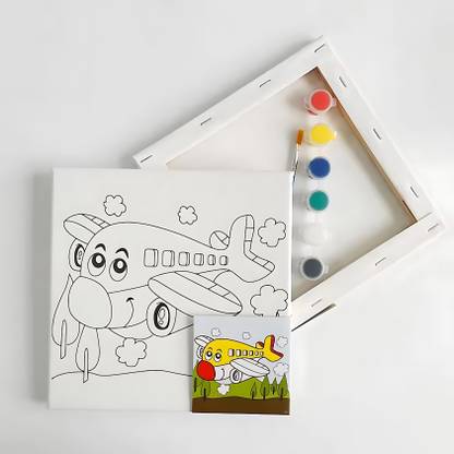 BLOOMBERRY Canvas Board for Painting & Drawing | Elevate Your Artwork & Creativity Cotton Grain Board Canvas (Set of 1)