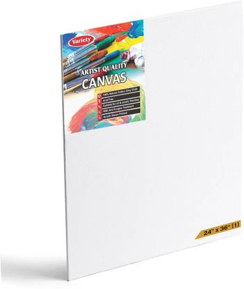 VARIETY 24 X 36 CANVAS BOARD Cloth Medium Grain Board Canvas (Set of 1)