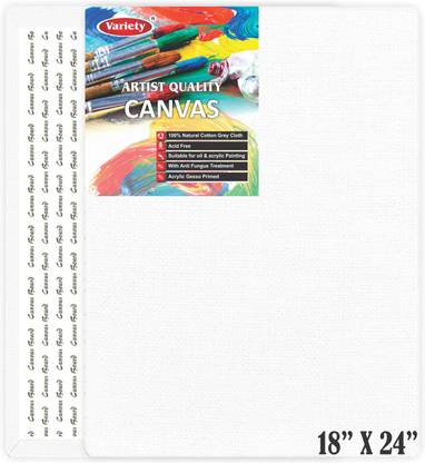 VARIETY 18 X 24 BOARD CANVAS Cotton Medium Grain Board Canvas (Set of 1)