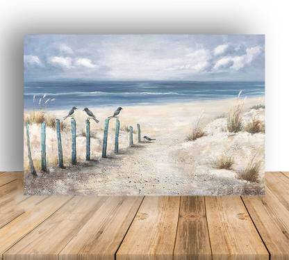 Boats and Sea Painting Waterproof Canvas Poster Canvas Art
