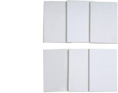 BRuSTRO Cotton Medium Grain Canvas Board (Set of 6)
